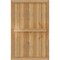 Ekena Millwork Framed Board-n-Batten Shutters, Rough Sawn Western Red Cedar, 26 7/8W x 42H, PR RBF06S26X042RWR - alternate 5
